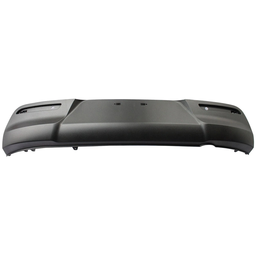 Replacement Black Textured Polypropylene Rear Lower Bumper Cover