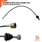 Speedometer Control Cable for Toyota Corolla Sedan (1988-2002)