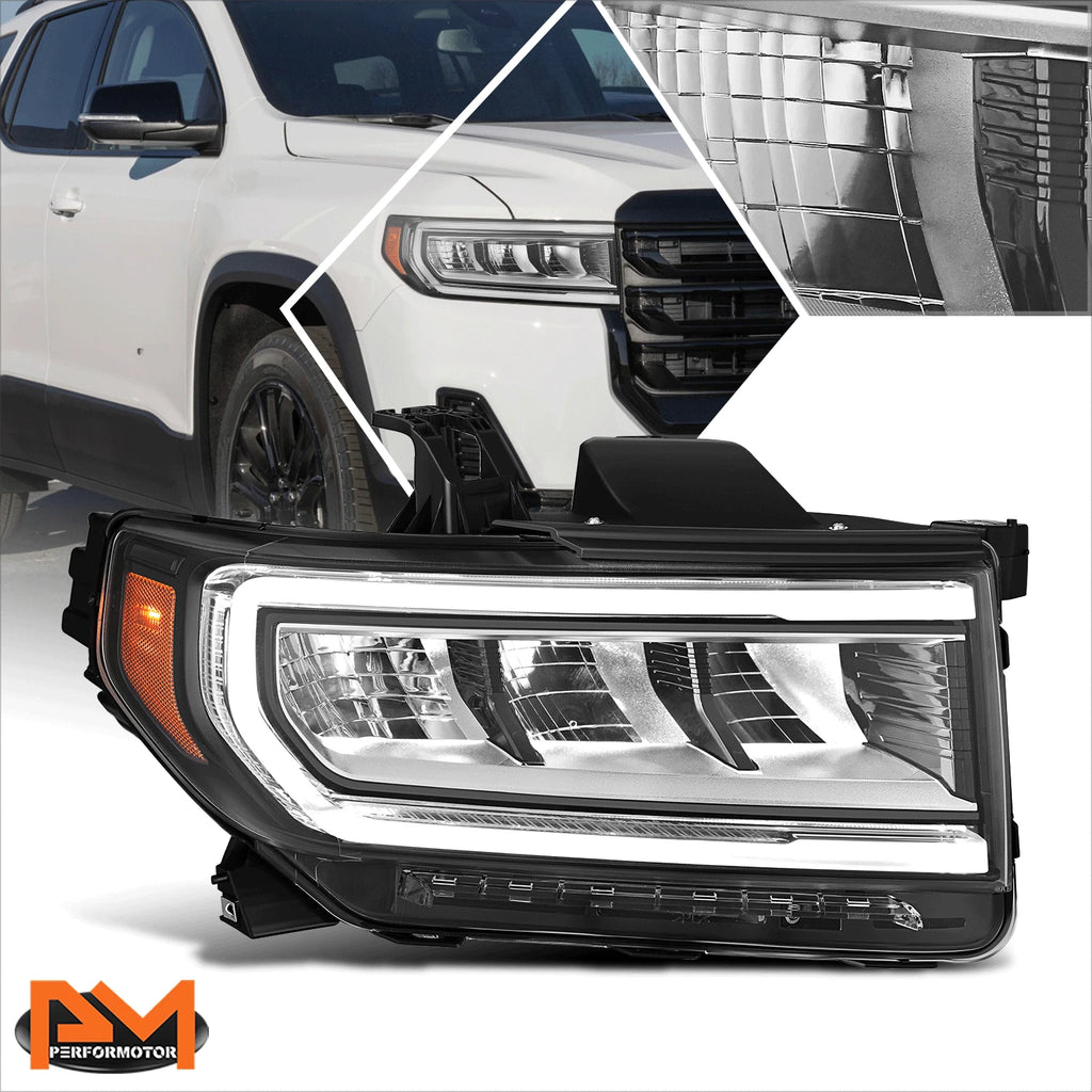 LED DRL Chrome Housing Projector Fog Lights for Freightliner Cascadia (2008–2017)