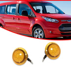 2X Amber Lens LED Side Marker Lights for Ford Transit Connect (2010–2021)