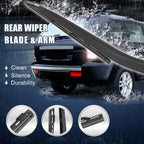 Set of 2 Rear Windshield Wiper Blade Arms for Suzuki Forenza (2004–2008) 14 Inch