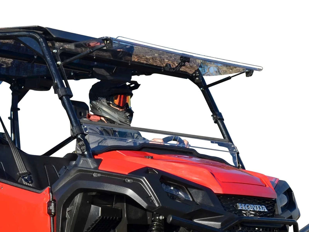 Scratch Resistant Flip Windshield for Honda Pioneer 1000 / 1000-5 (2016–2023)