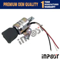 12V Fuel Shut-Off Solenoid 16851-57723 SA-4899-12 for Kubota D722 D902 Z482 (2010–2023)