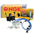 NGK Ignition Coil Wires & 6 G-Power Platinum Spark Plugs for Ford Mercury