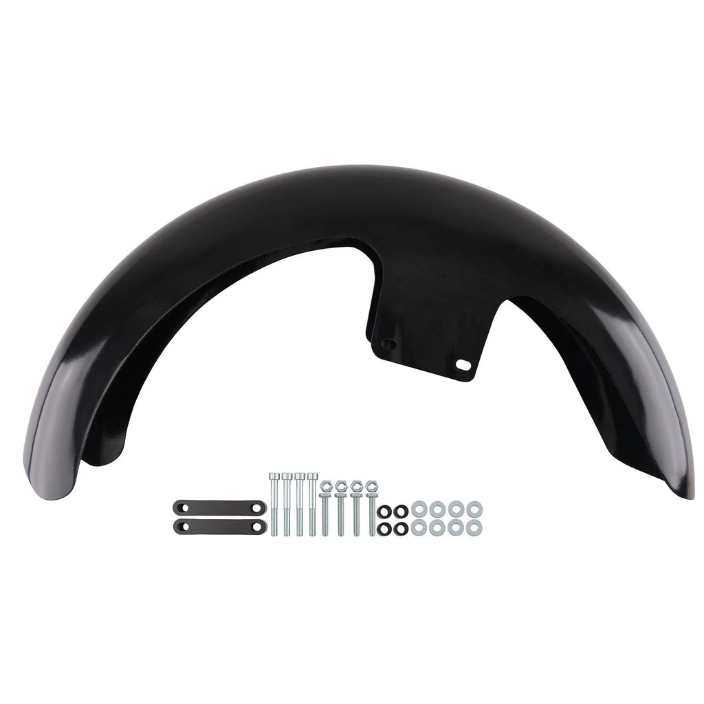 Front Mud Flap for Harley Touring Models (1994–2013) 19 Inch Wheel Black