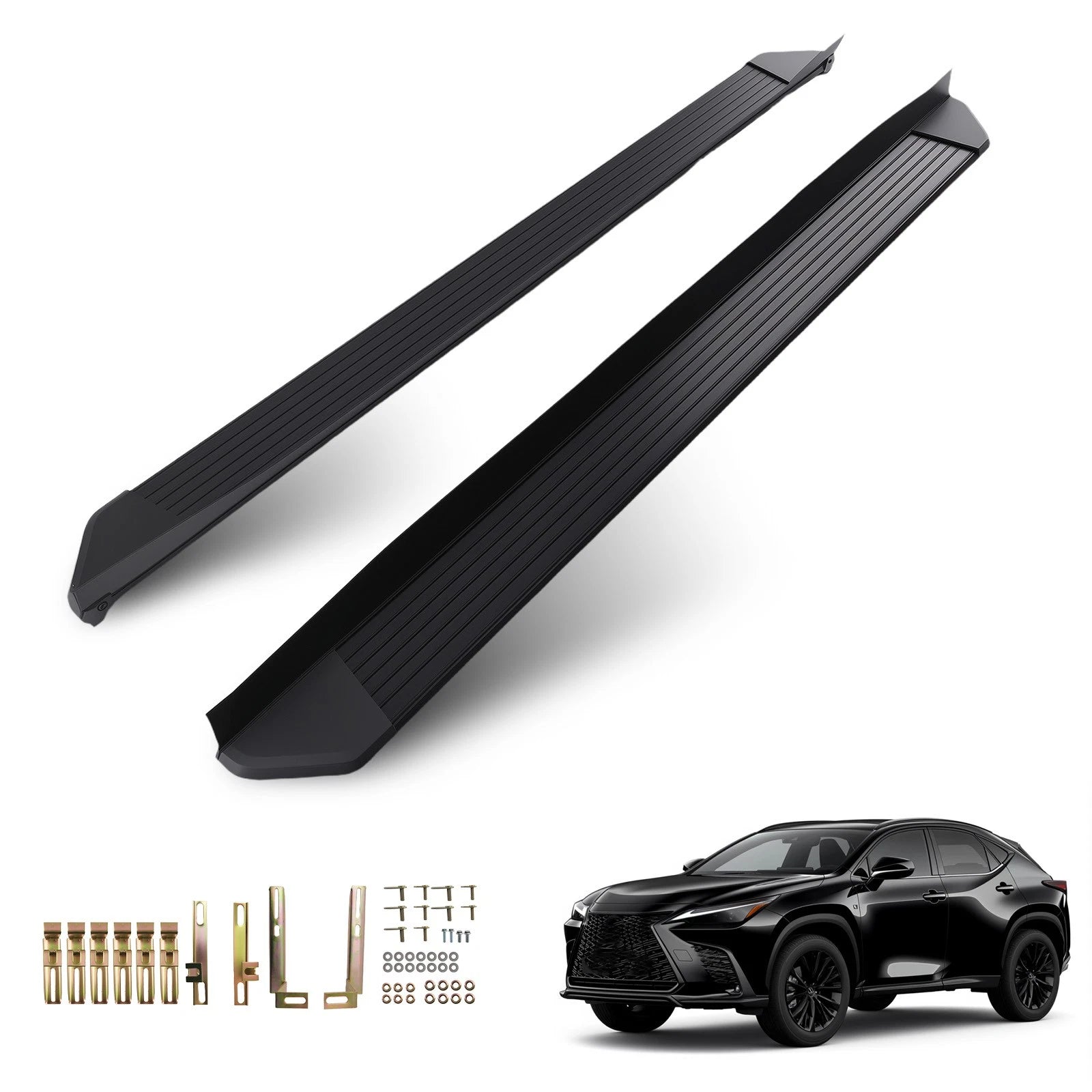 2X Anti-Slip Nerf Bar for Lexus NX NX350 NX350h NX450h (2022–2025)