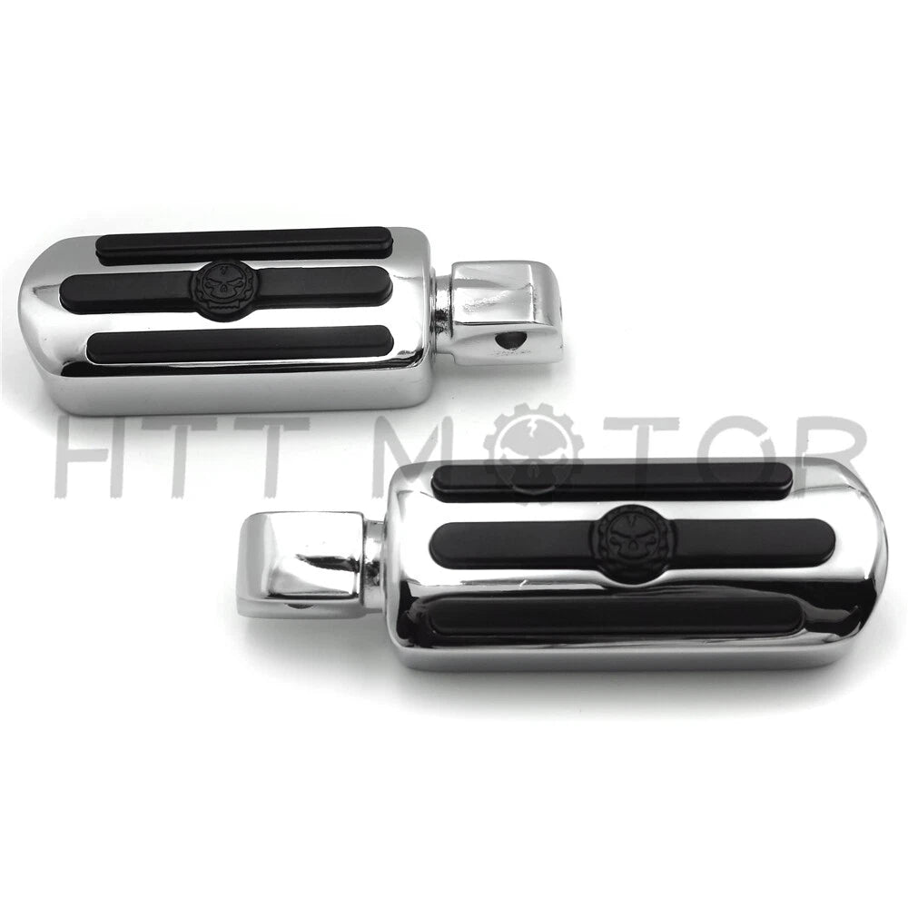Groove Gear Skull Custom Footpegs for Kawasaki Vulcan 1500 1600 1700 (1996–2010)