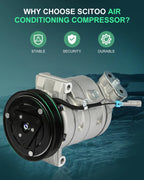 A/C Compressor Clutch for Chevrolet Equinox GMC Terrain 2.4L (2010–2011) CO 22276C