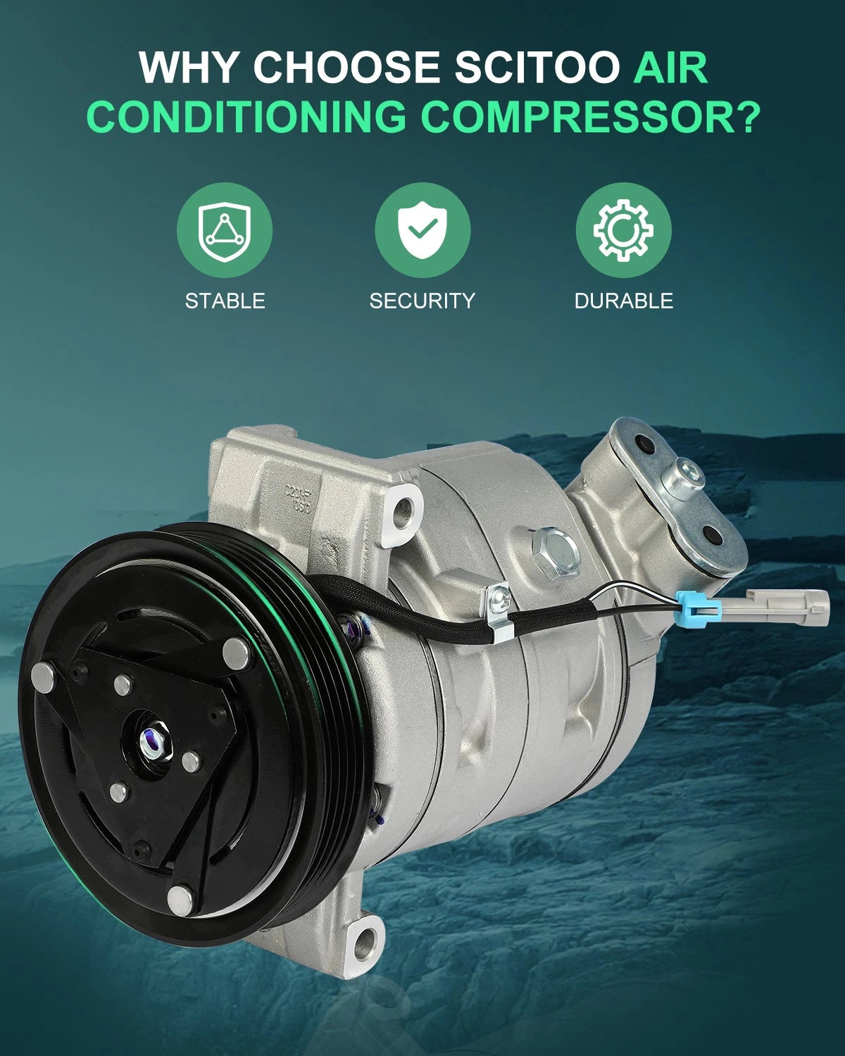 A/C Compressor Clutch for Chevrolet Equinox GMC Terrain 2.4L (2010–2011) CO 22276C