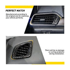 4X Carbon Fiber Dashboard Air Vent Trims for Honda Accord (2018–2022)