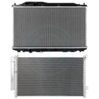 Aluminum Radiator & AC Condenser Cooling Kit for Honda Civic (2008–2011)