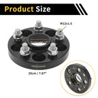 2Pcs Wheel Spacers 5x100mm 54.1mm M12x1.5 for Toyota Land Cruiser (2003–2007)