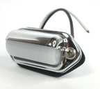 License Plate Light Replacement Chrome Lens for Hot Rod Universal (Universal)