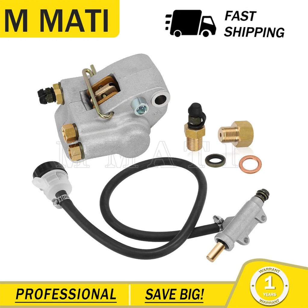 Rear Brake Caliper w/Pads & Master Cylinder for Polaris Worker 335 500 (1999–2001)