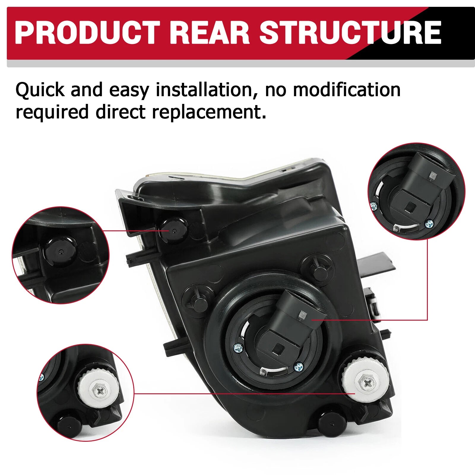 Smoked Lens Fog Lights for Lexus IS250 IS350 (2006-2010)