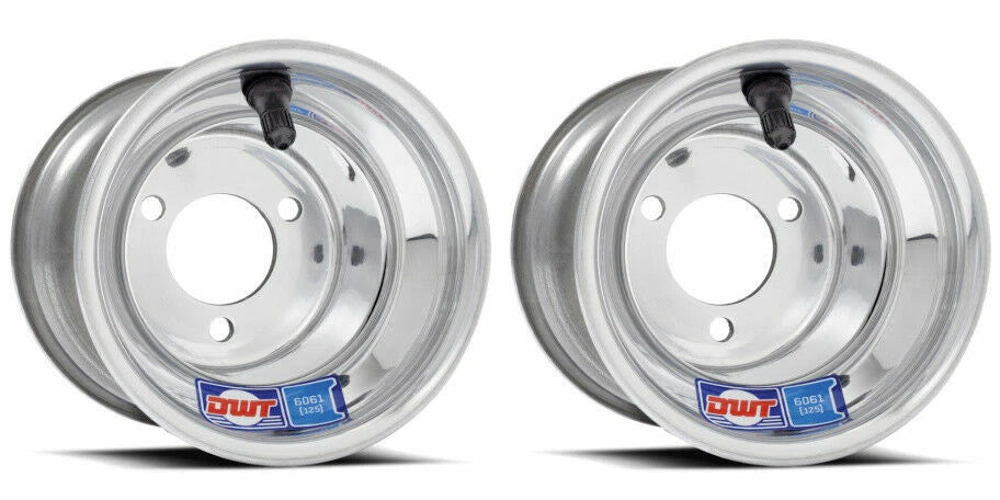 Set of 2 Polished Aluminum Rear Wheels for Honda Odyssey (250) 8x8 3/100 3+5 Offset