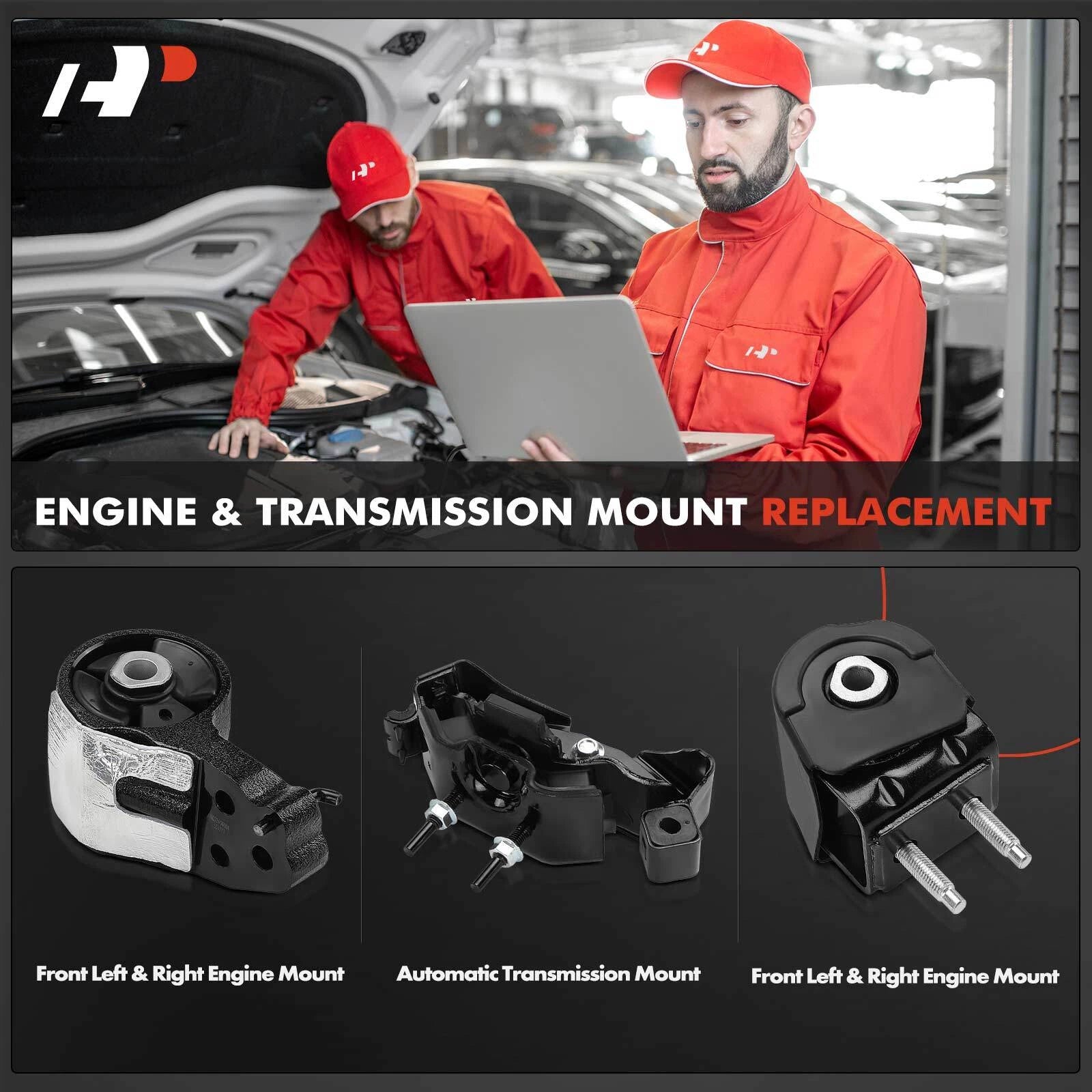 3X Engine Motor & Transmission Mount for Ford F-150, Expedition (2009–2010)