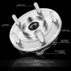 Rear Wheel Bearing Hub Assembly w/ABS Sensor for Dodge Grand Caravan (2012–2020)