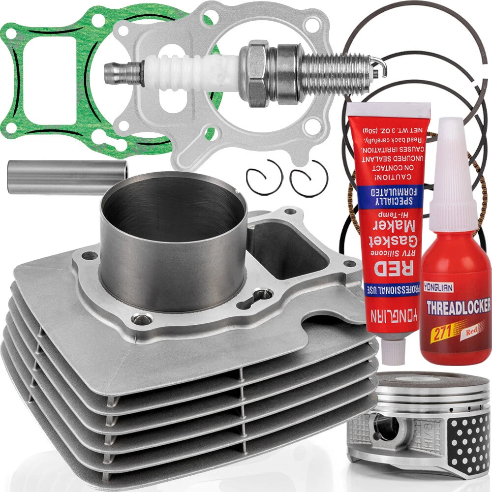 Top End Kit Cylinder Piston Gasket for Honda Sportrax 250 (2001–2008)