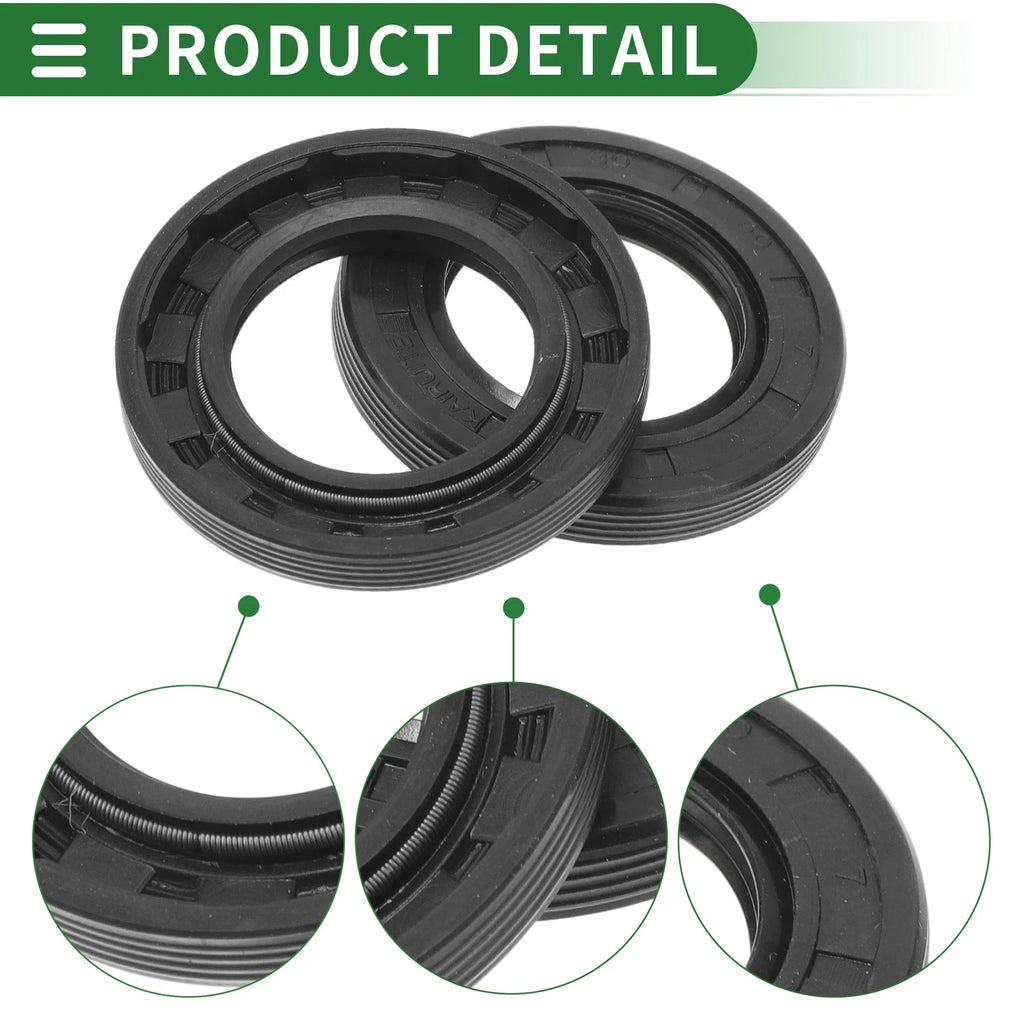 Set of 5 Oil Seal TG4 Lip Seal Ring NBR Rubber 30x50x7mm