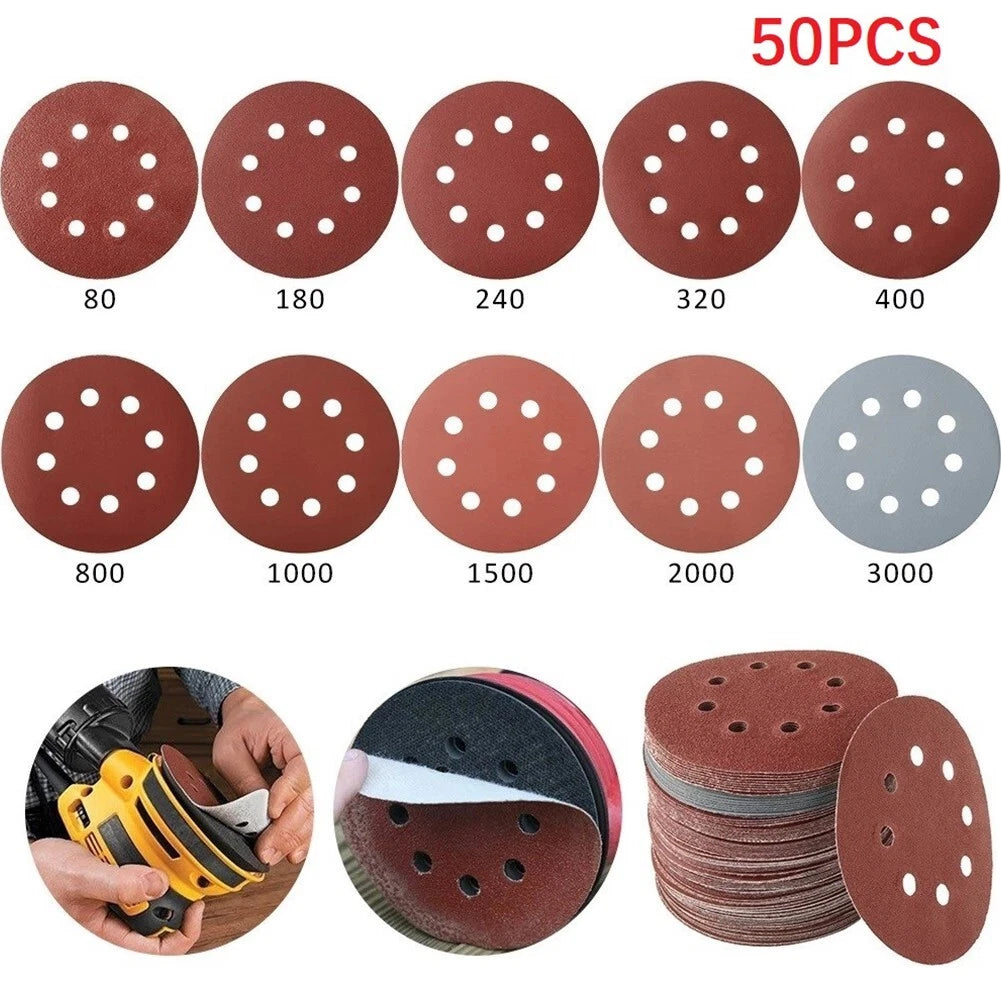 5 Inch Aluminium Oxide Sanding Discs for (Set of 10)