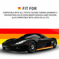 Racing Plaid Side Door Fender Skirt Stripe Decal for Sport Race Car