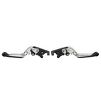 CNC Silver Extendable Brake Clutch Levers for BMW S1000RR S1000R (2015-2019)