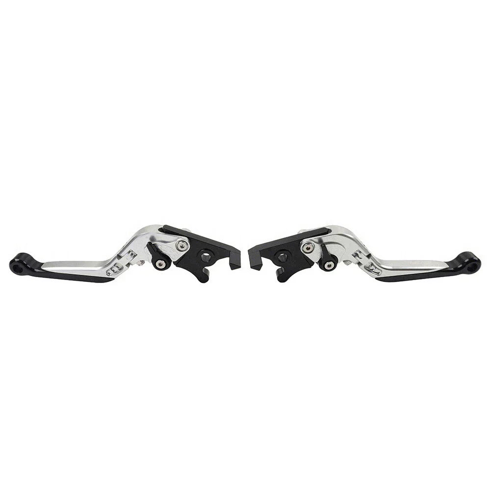 CNC Silver Extendable Brake Clutch Levers for BMW S1000RR S1000R (2015-2019)