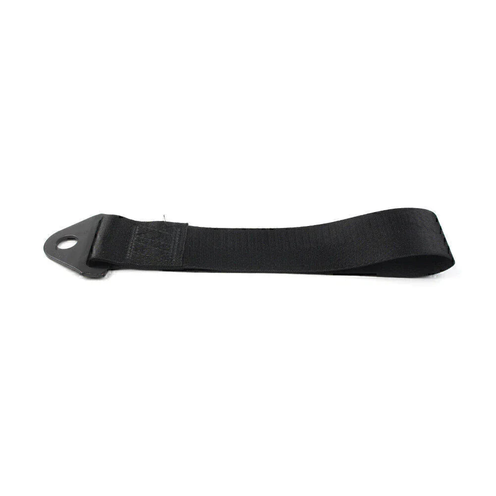 Black Racing Towing Strap Belt Rope for Universal Car Bumper