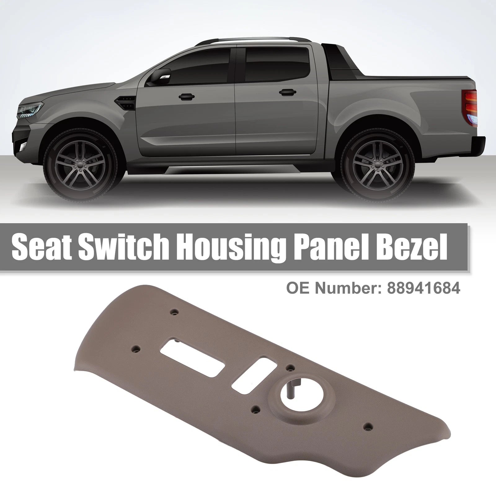 Front Left Seat Switch Housing Trim Bezel for Chevrolet Suburban (2007–2014)