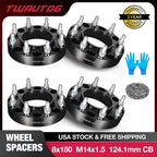 1.5" Hubcentric Wheel Spacers for GMC Sierra Chevy Silverado 2500 3500 HD (2001–2024)