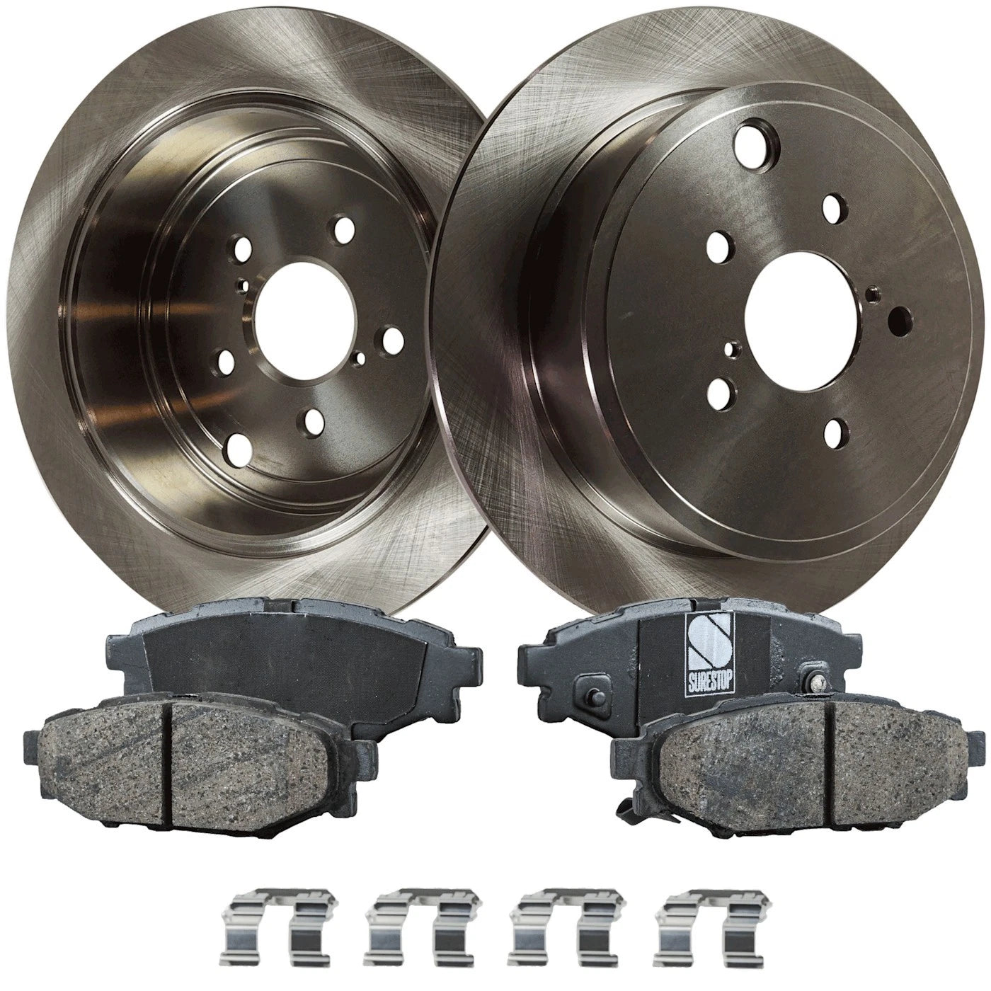 Rear Brake Disc Rotor and Pad Kit for Subaru Outback, Impreza (2010–2014)