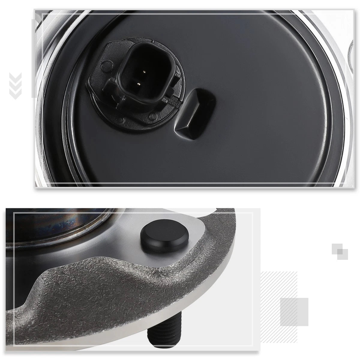 Rear Wheel Hub Bearing Kit w/ ABS Sensor for Corolla/Matrix/Vibe (2009–2019)