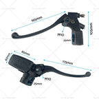 Pair of 1" 25mm Hydraulic Brake Clutch Master Cylinder Levers for Motorcycle