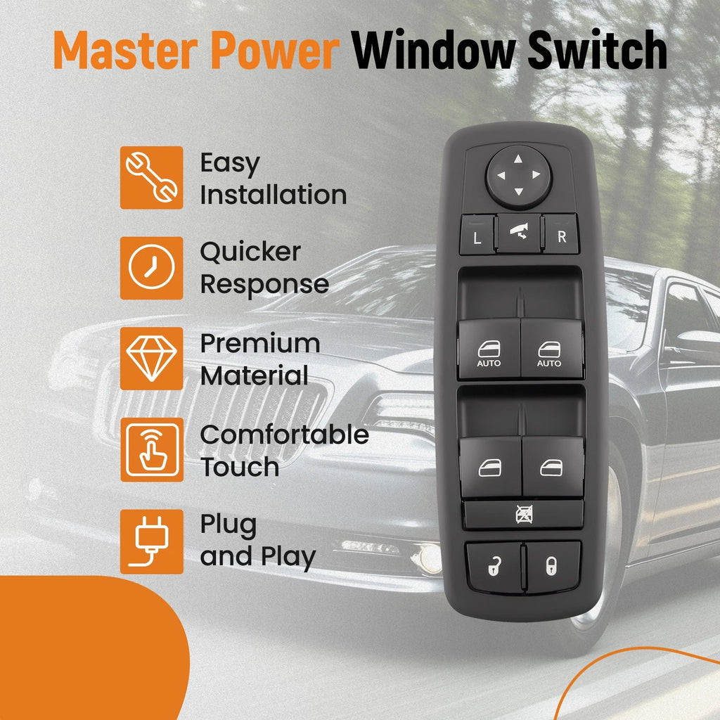 Front Left Power Window Control Switch for Ram 1500 2500 3500 (2016-2018)