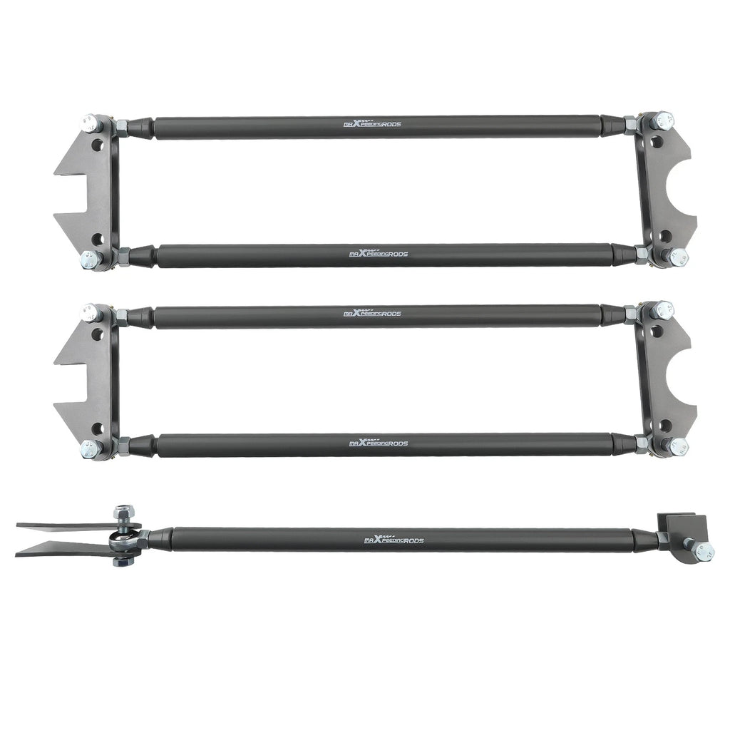 Weld On Parallel 4 Link Suspension Kit with 24" Bars & Hex Head Bolts
