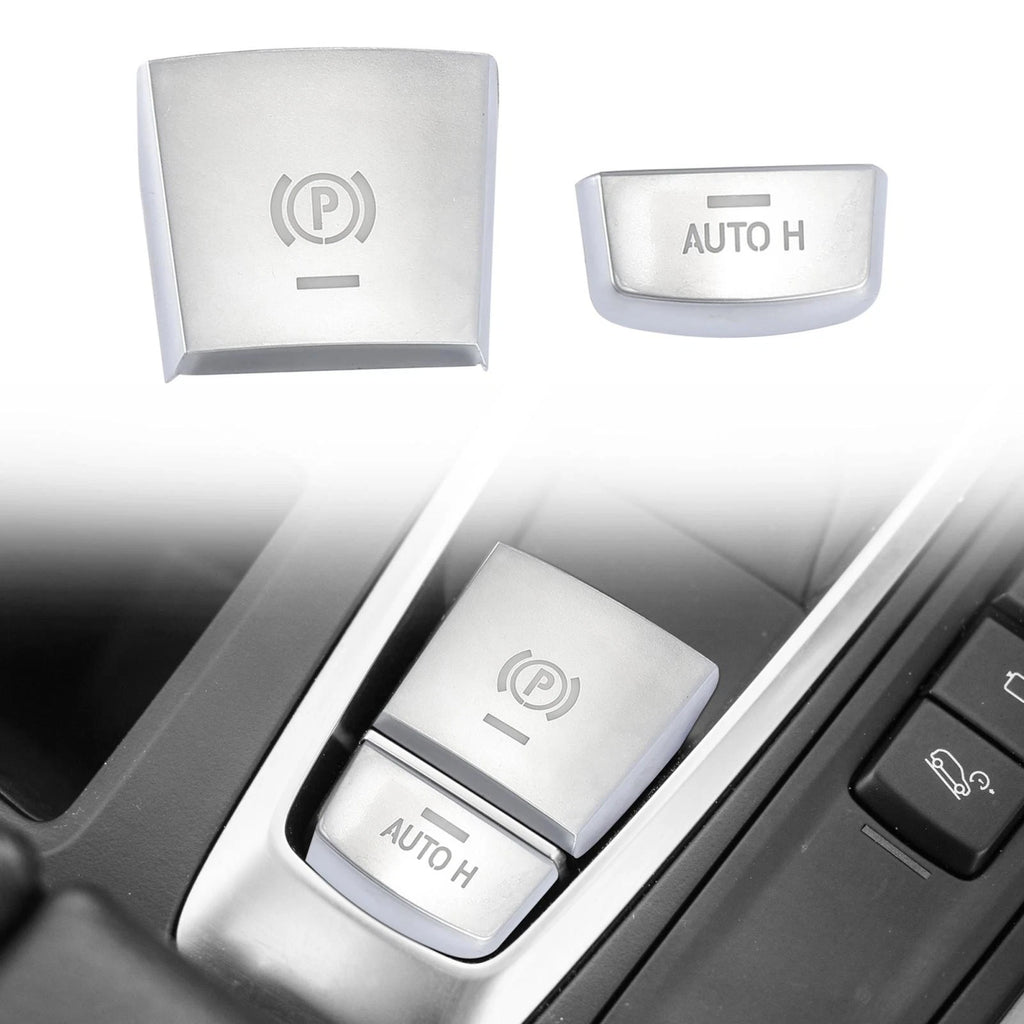 Set of 4 Parking Brake Switch P Button Covers for BMW X4 X5 X6 X7 (2011–2017)