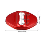 Set of 4 Door Lock Latch Covers for Ford Focus (2019–2021) Red