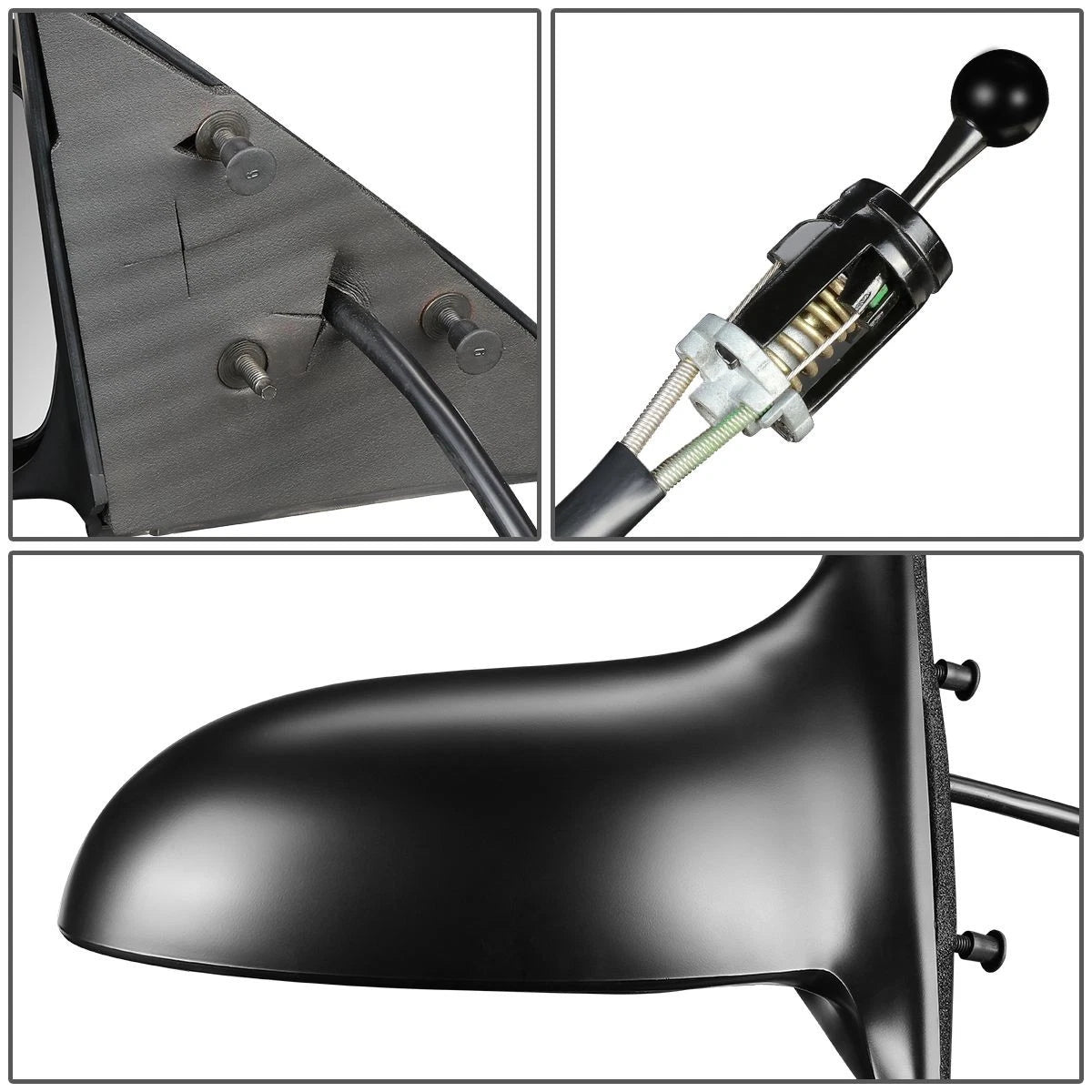 OE Style Manual Side View Door Mirror Left for Pontiac Grand Am Alero (2002–2005) GM1320258