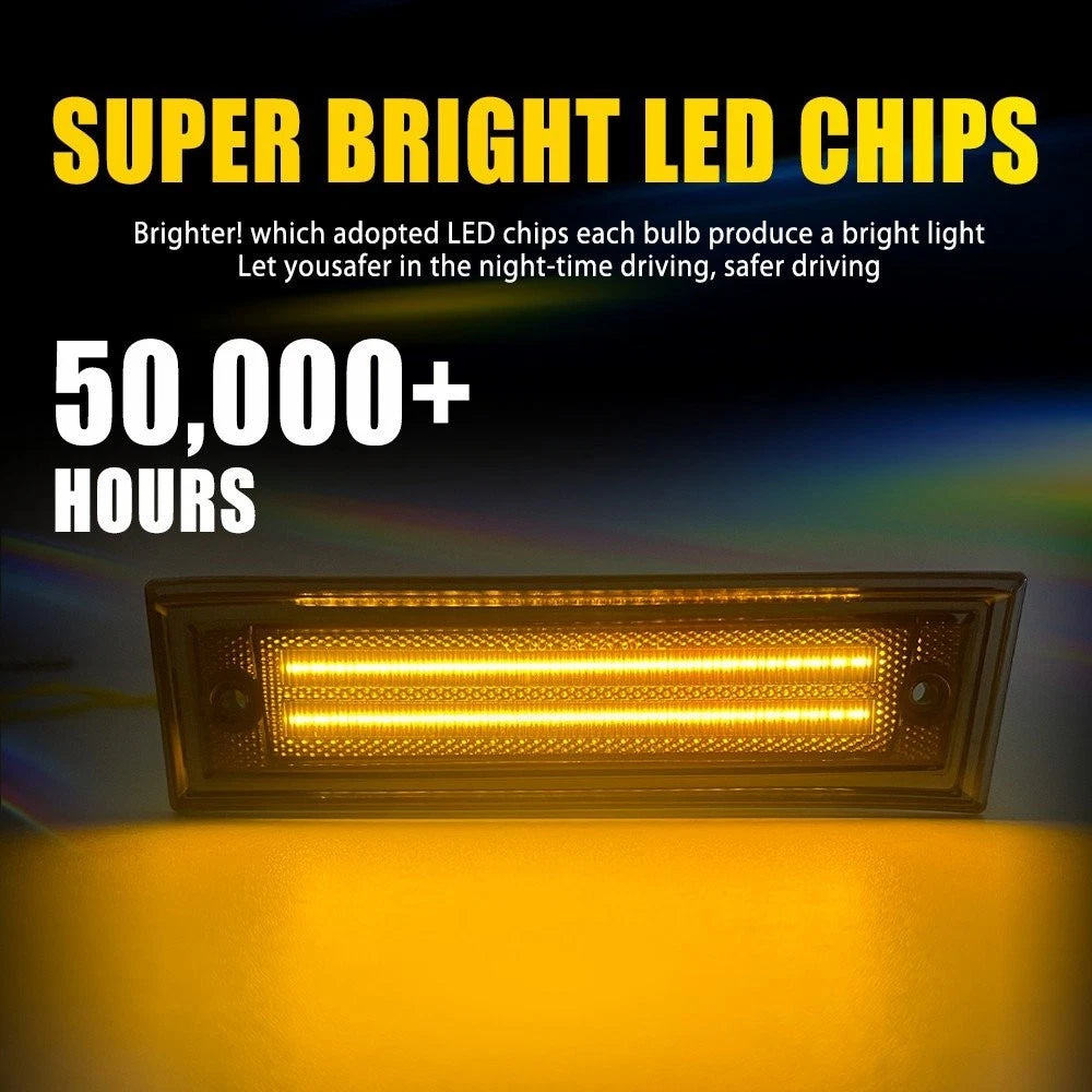 LED Front Side Marker Light for Chevrolet GMC C10 C20 C30 (1981–1991)