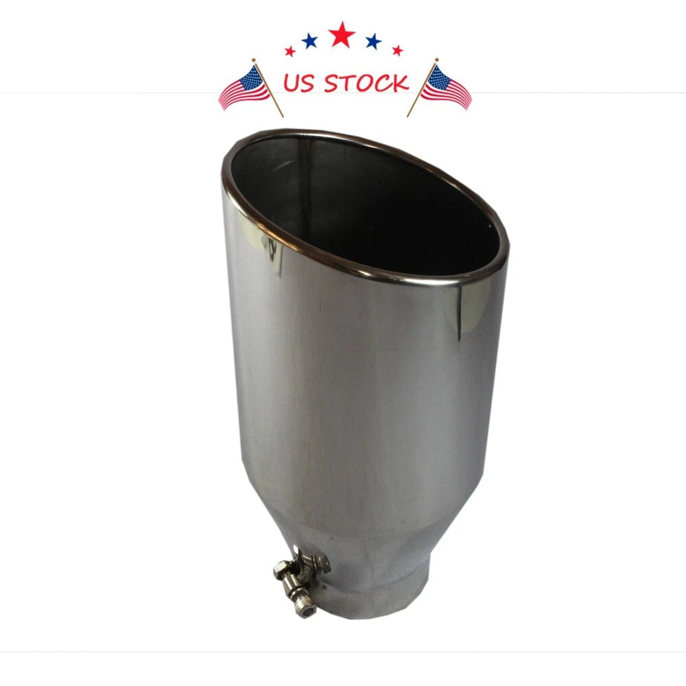 4" Inlet Chrome Exhaust Tip for Diesel Trucks