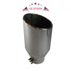 4" Inlet Chrome Exhaust Tip for Diesel Trucks