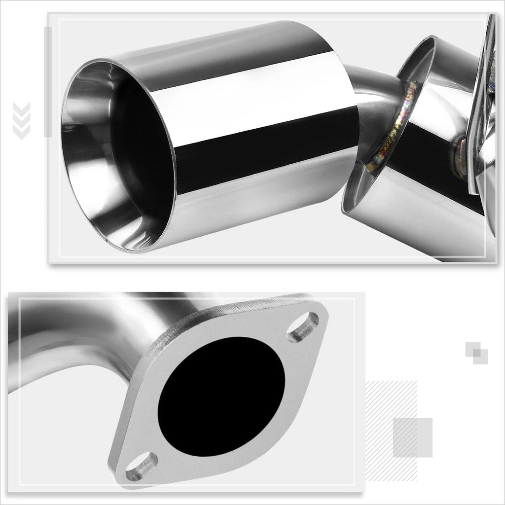 Dual 4.5" Rolled Tip Catback Exhaust System for Nissan 370Z Z34 (2009–2019)