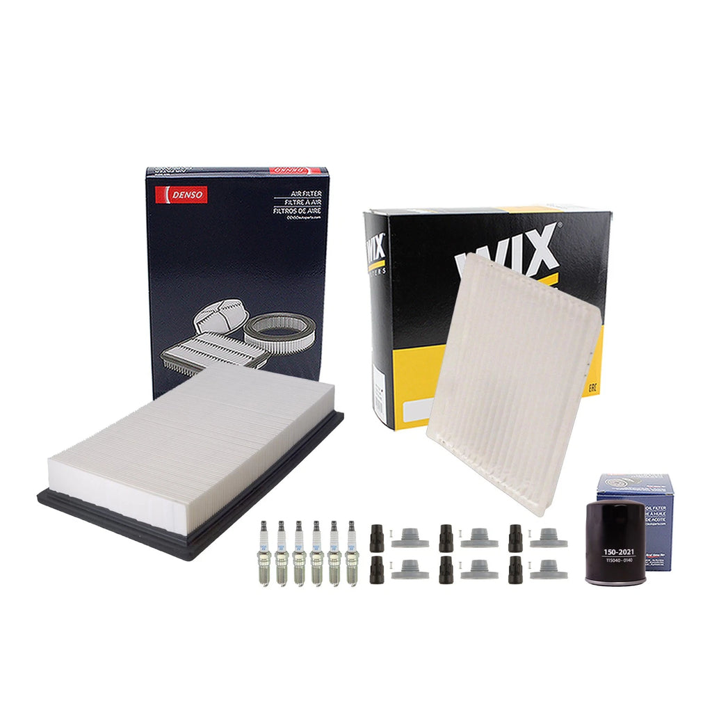 Tune Up Kit with 6 NGK Spark Plugs & Boots for Ford Edge MKX (2007–2015)