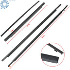 Set of 4 Door Belt Molding Weatherstrip for Toyota FJ Cruiser (2007–2014)