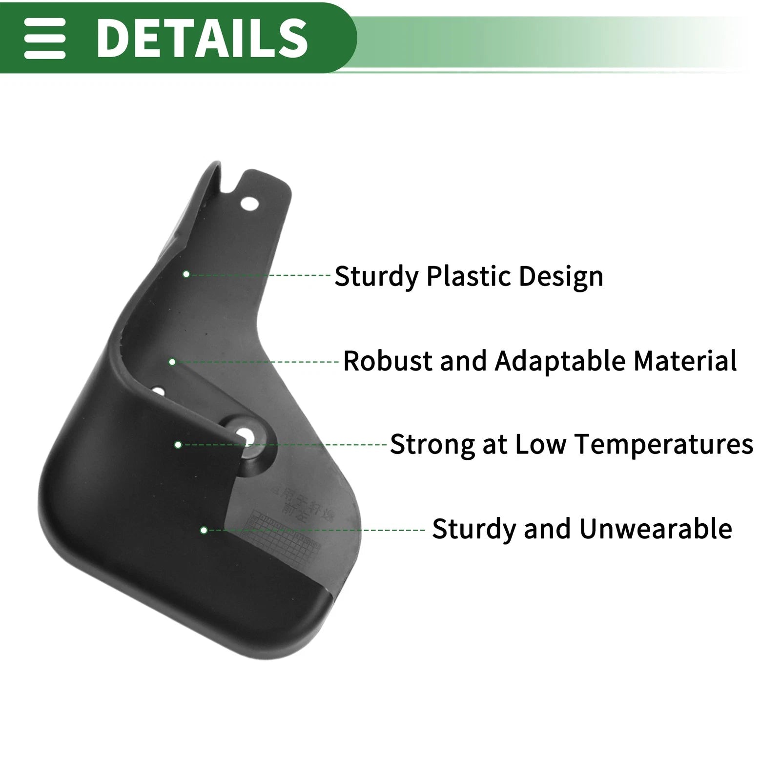 Set of 4 Mud Flaps Splash Guards for Nissan Sylphy (2009–2011)