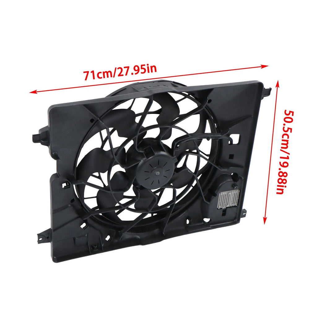 Radiator Cooling Fan Assembly W/ Module for Hyundai Genesis (2015–2016) 25380B1280
