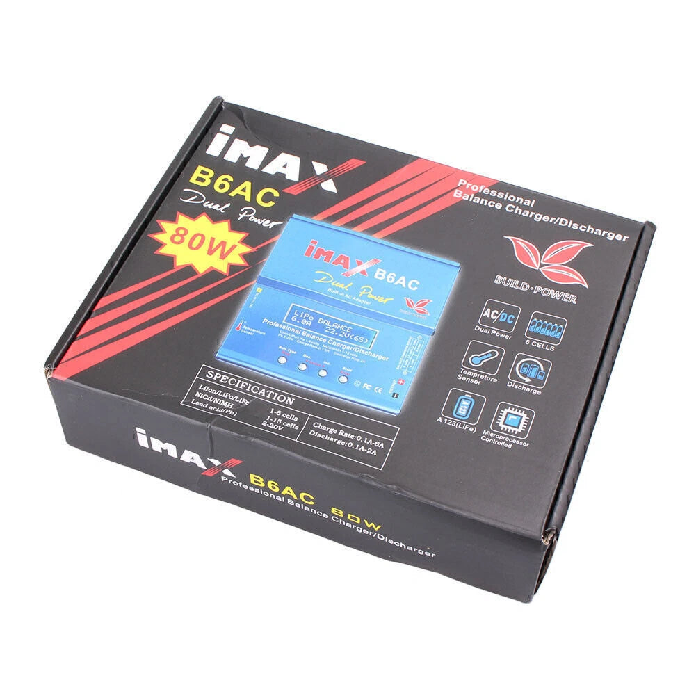 iMAX B6AC 3S RC Battery Balance Charger Discharger 80W AU Plug
