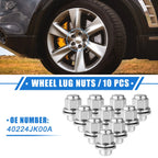 10 Pcs Wheel Lug Nuts M12x1.25 for Infiniti EX35 G25 (2008–2013)