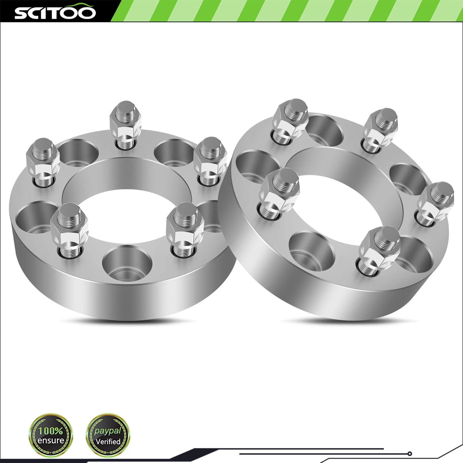 2X 1.25" Wheel Spacers 5x4.5 5x114.3 12x1.5 for Ford Fusion (2006–2012)